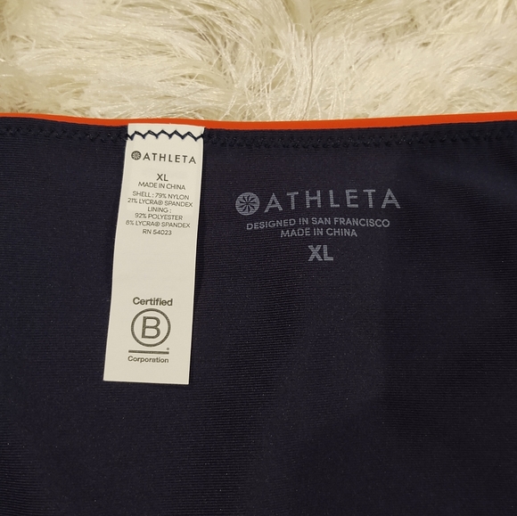 Athleta Colorblock Mid Rise Swimsuit Bikini bottom - Picture 4 of 5